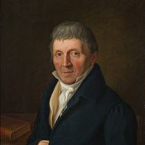 Portrait von Joseph Baader auf Öl