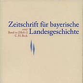 Schlichtes Cover der Zeitschrift für bayerische Landesgeschichte