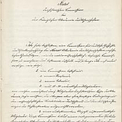 Satzung der Historischen Kommission bei der Akademie, 26.11.1858