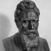 Bronzebüste von Wilhelm Conrad Röntgen (1845-1923)