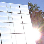 Reflektierende Solarplatten